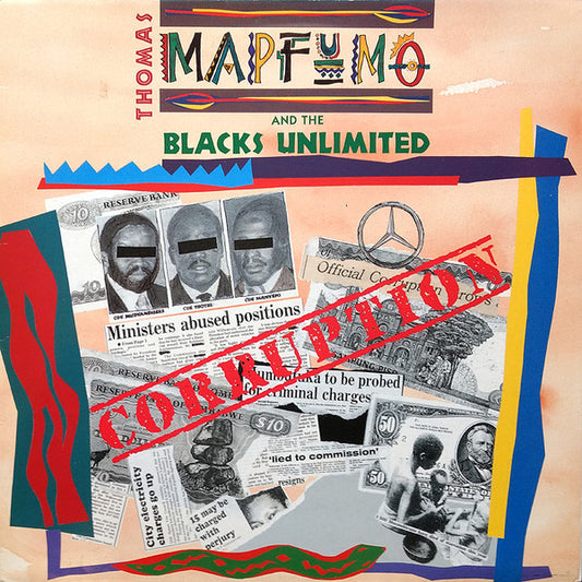 Thomas Mapfumo And The Blacks Unlimited : Corruption (LP, Album)