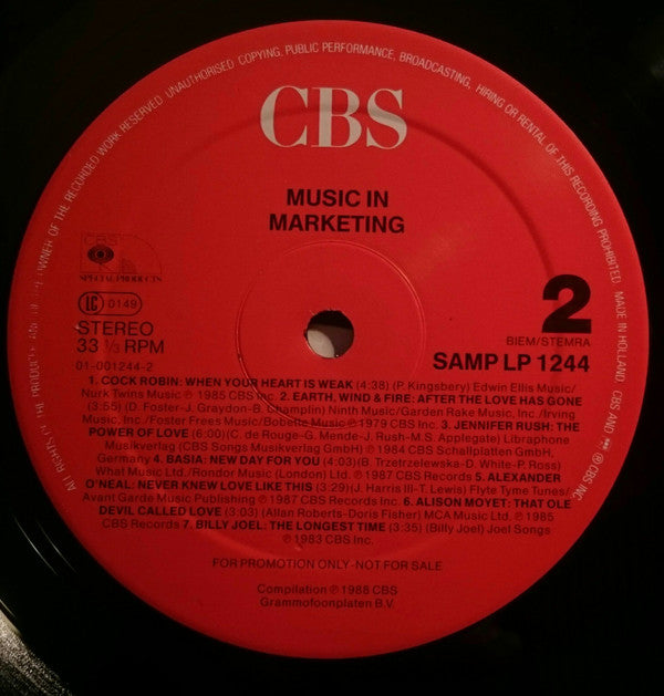 Various : Music In Marketing (2xLP, Comp, Promo)