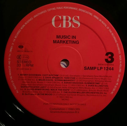 Various : Music In Marketing (2xLP, Comp, Promo)