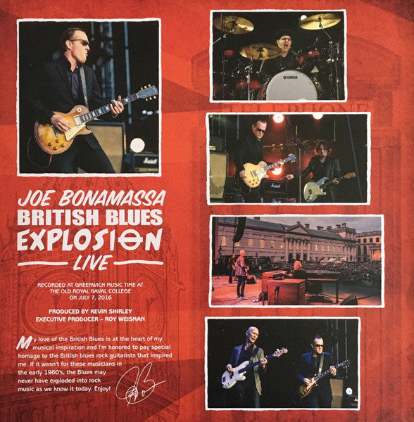 Joe Bonamassa : British Blues Explosion Live (LP, Red + LP, Whi + LP, Blu + Album, Ltd, 180)