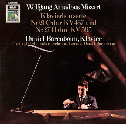 Wolfgang Amadeus Mozart, Daniel Barenboim, English Chamber Orchestra : Klavierkonzerte Nr. 21 C-dur KV467 und Nr. 27 B-dur KV 595 (LP)