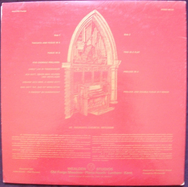 Johann Ludwig Krebs, James Parsons (2) : The Organ Works Volume 1 (LP, Album)