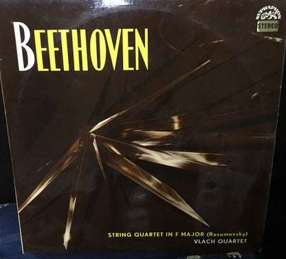 Ludwig van Beethoven, Vlach Quartet : String Quartet In F Major (Rasumovsky) (LP, Red)