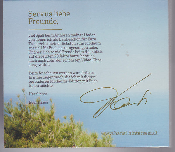 Hansi Hinterseer : Heut' Ist Dein Tag  (CD, Album, RE + CD, Comp + DVD-V + Jub)