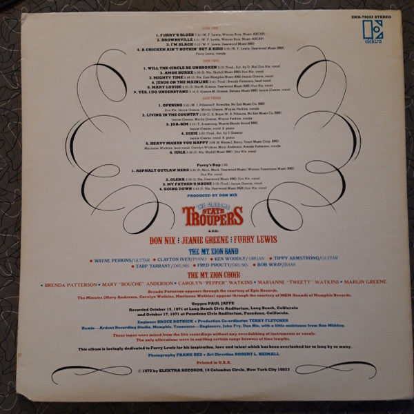 The Alabama State Troupers Featuring Don Nix | Jeanie Greene | Furry Lewis And The Mt. Zion Band & Mount Zion Singers : The Alabama State Troupers Road Show (2xLP, Album, Ind)