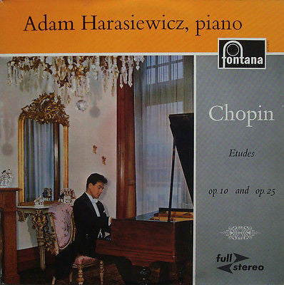 Frédéric Chopin, Adam Harasiewicz : Adam Harasiewicz, Piano - Chopin Etudes Op.10 And Op.25 (LP)