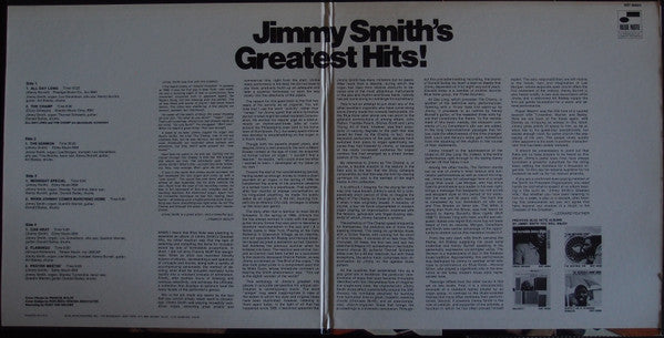 Jimmy Smith : Jimmy Smith's Greatest Hits (2xLP, Comp, Gat)