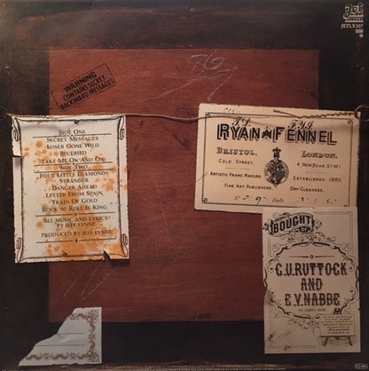 Electric Light Orchestra : Secret Messages (LP, Album)