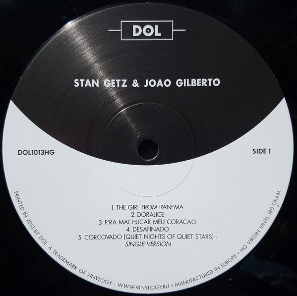 Stan Getz / João Gilberto Featuring Antonio Carlos Jobim : Getz / Gilberto (LP, Album, RE, 180)