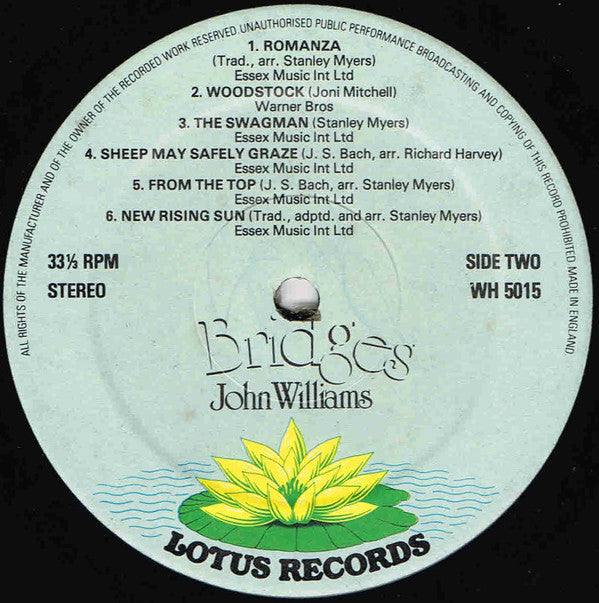 John Williams (7) : Bridges (LP, Album, Comp)