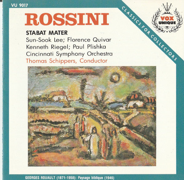 Gioacchino Rossini, Cincinnati Symphony Orchestra, Sung-Sook Lee, Florence Quivar, Kenneth Riegel, Paul Plishka, Thomas Schippers : Stabat Mater (CD)