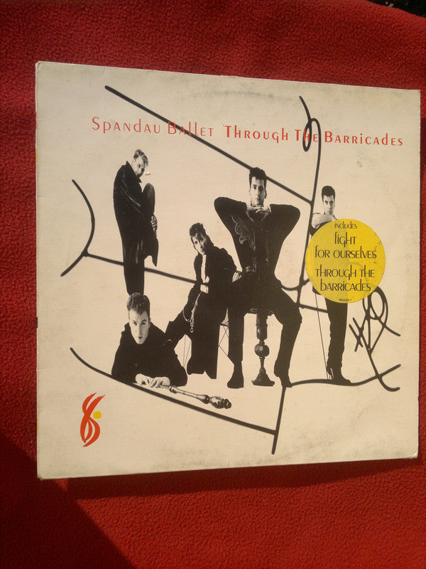 Spandau Ballet : Through The Barricades (LP, Album, Pos)