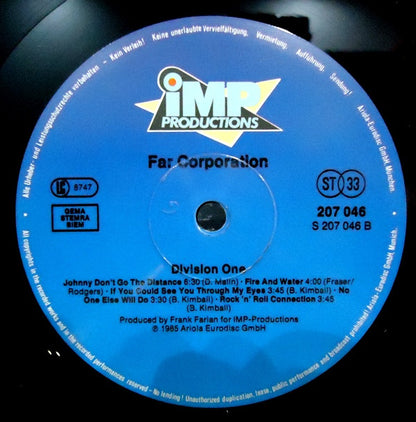 Far Corporation : Division One - The Album (LP, Album, DMM)