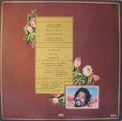 Barry White : The Message Is Love (LP, Album)