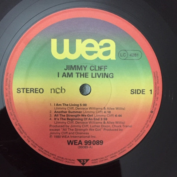 Jimmy Cliff : I Am The Living (LP, Album)