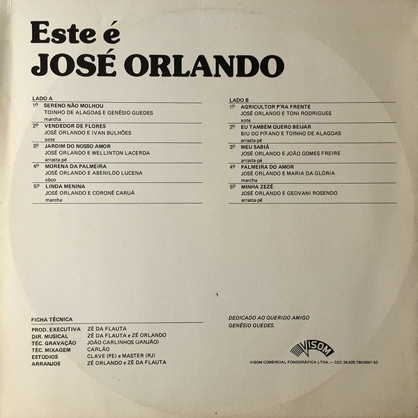 José Orlando (8) : Este É (LP, Album)