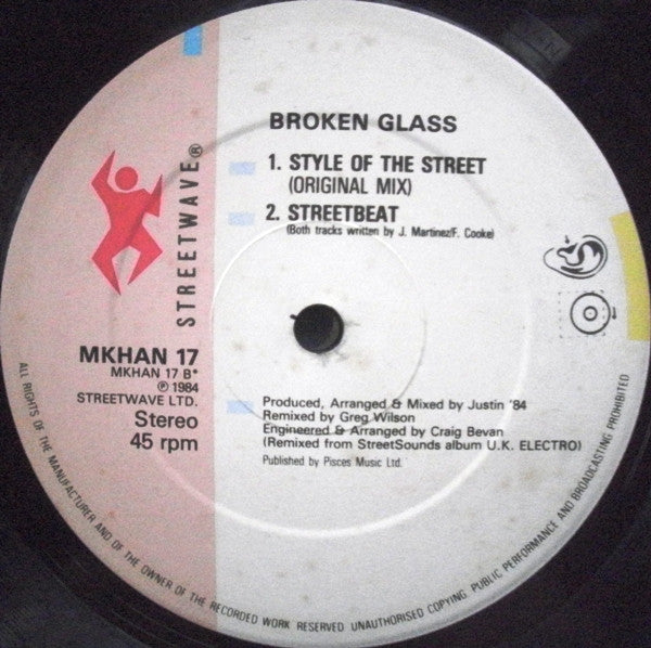 Broken Glass : Style Of The Street (12")