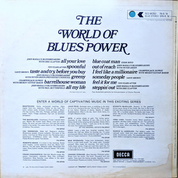 Various : The World Of Blues Power (LP, Comp)