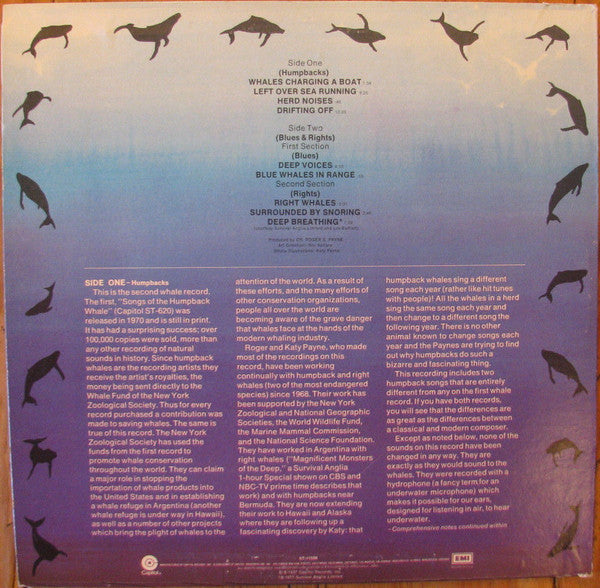 Whales (6) : Deep Voices - The Second Whale Record (LP, Album)