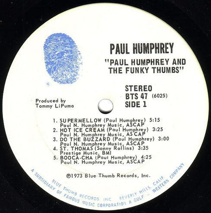 Paul Humphrey : Supermellow (LP, Album)