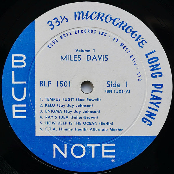 Miles Davis : Volume 1 (LP, Comp, Mono, RE, 47 )