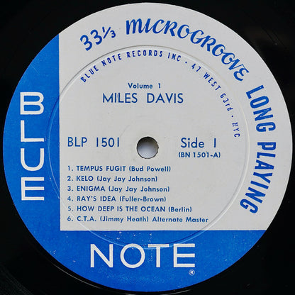 Miles Davis : Volume 1 (LP, Comp, Mono, RE, 47 )