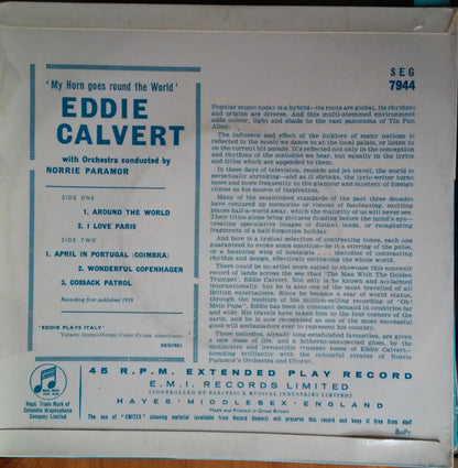 Eddie Calvert : My Horn Goes Round The World (7", EP, Mono)