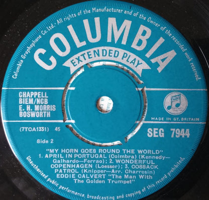 Eddie Calvert : My Horn Goes Round The World (7", EP, Mono)