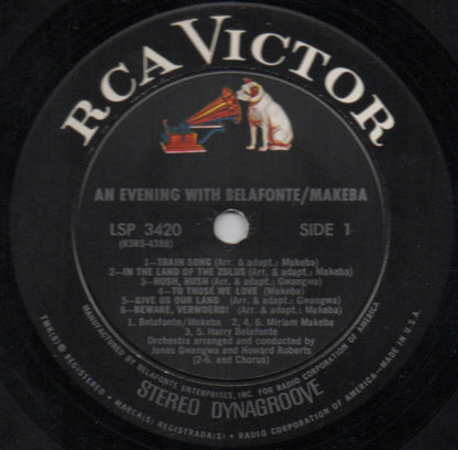 Harry Belafonte / Miriam Makeba : An Evening With Belafonte/Makeba (LP, Album, San)