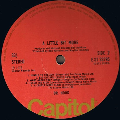 Dr. Hook : A Little Bit More (LP, Album)