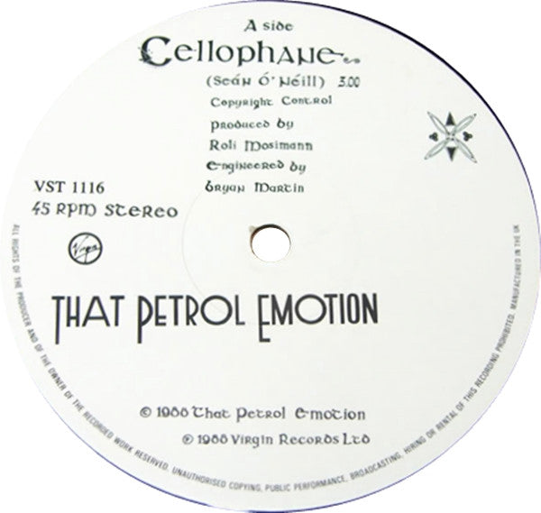 That Petrol Emotion : Cellophane (12", Single)