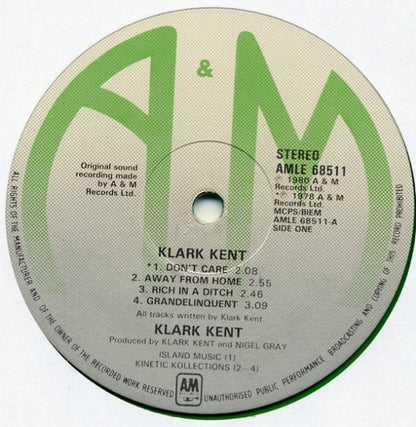 Klark Kent (3) : Klark Kent (10", Gre)