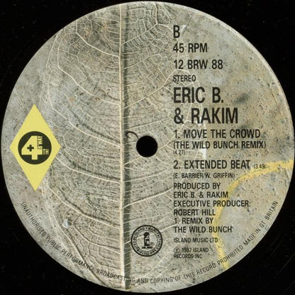 Eric B. & Rakim : Move The Crowd (12")