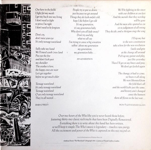 The Who : Collection (2xLP, Comp, RE, RM)