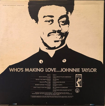 Johnnie Taylor : Who's Making Love (LP, Album, Pit)