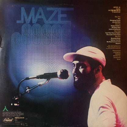 Maze Featuring Frankie Beverly : Live In New Orleans (2xLP, Album)