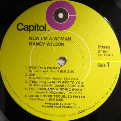 Nancy Wilson : Now I'm A Woman (LP, Album, Win)