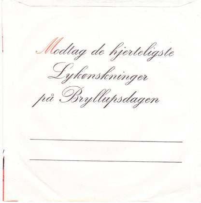 Statsradiofoniens Underholdningsorkester : Brudevals (7", Single, RE)