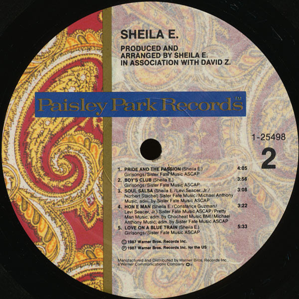 Sheila E. : Sheila E (LP, Album)