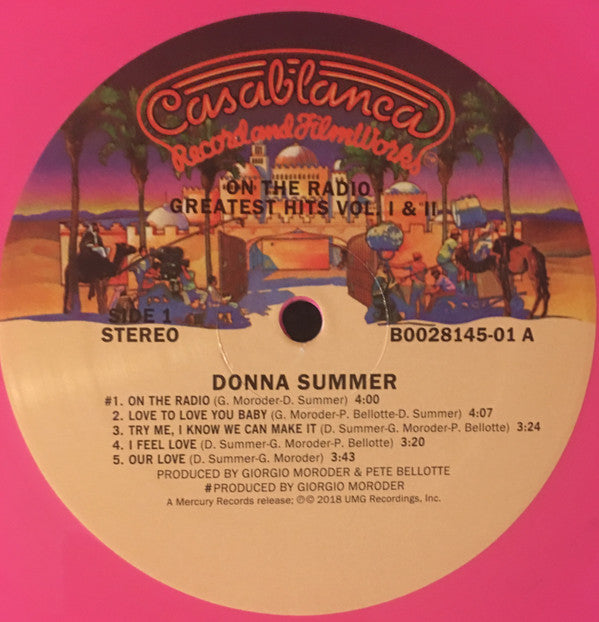 Donna Summer : On The Radio: Greatest Hits Vol. I & II (LP, Album, Comp, Mixed, RE, Pin + LP, Album, Comp,)