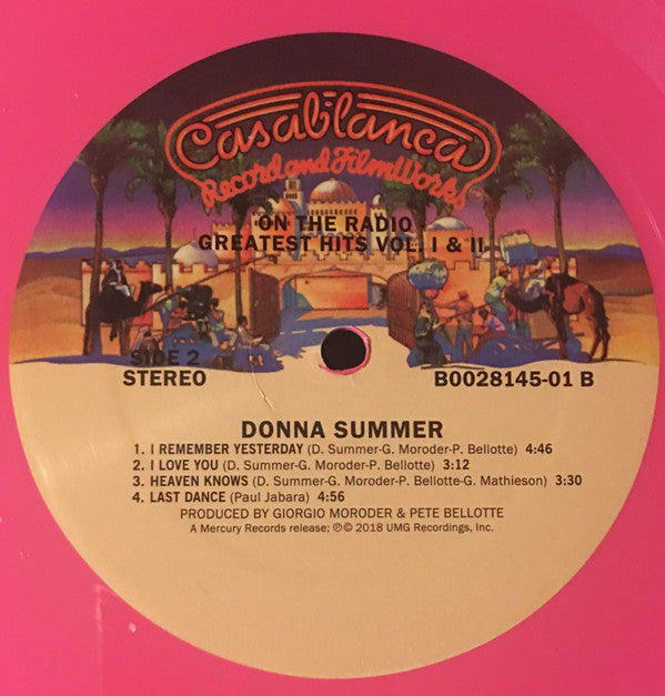 Donna Summer : On The Radio: Greatest Hits Vol. I & II (LP, Album, Comp, Mixed, RE, Pin + LP, Album, Comp,)