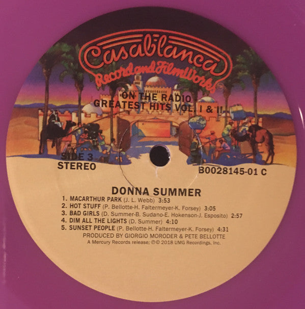 Donna Summer : On The Radio: Greatest Hits Vol. I & II (LP, Album, Comp, Mixed, RE, Pin + LP, Album, Comp,)