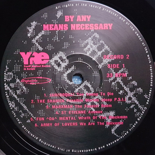 Various : By Any Means Necessary (2xLP, Comp)