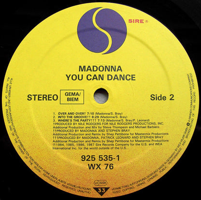 Madonna : You Can Dance (LP, Comp, Ltd, Mixed, Pos)