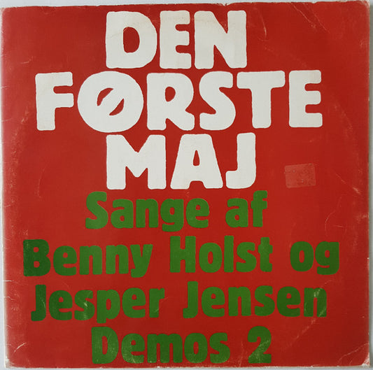 Benny Holst Og Jesper Jensen : Den Første Maj (Sange Af Benny Holst Og Jesper Jensen) (LP, Album, RE, Red)