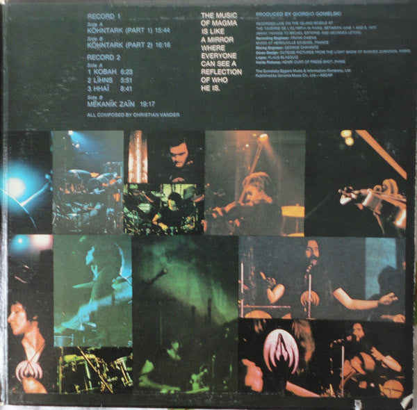 Magma (6) : Magma Live (2xLP, Album)