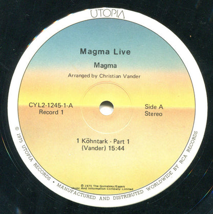 Magma (6) : Magma Live (2xLP, Album)