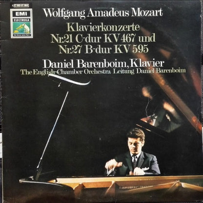 Wolfgang Amadeus Mozart, Daniel Barenboim, English Chamber Orchestra : Klavierkonzerte Nr. 21 C-dur KV467 und Nr. 27 B-dur KV 595 (LP)