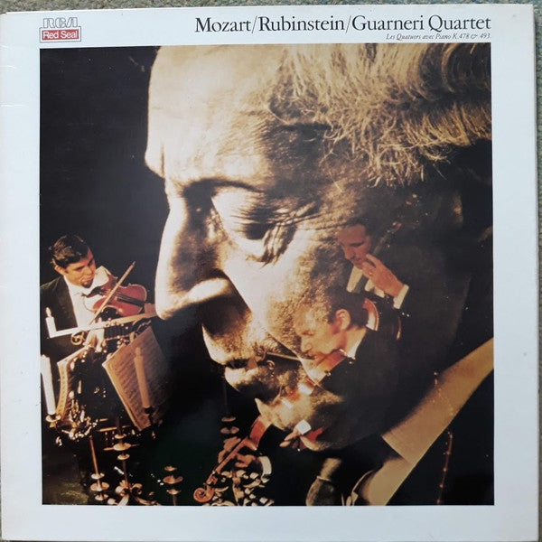 Wolfgang Amadeus Mozart, Arthur Rubinstein, Guarneri Quartet : Les Quatuors Avec Piano K.478 & 493 (LP, Gat)