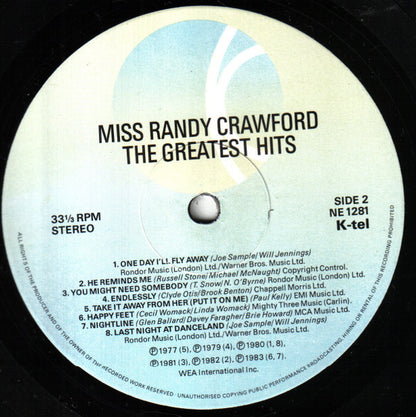 Randy Crawford : The Greatest Hits (LP, Comp)